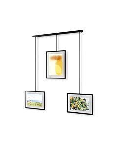 Umbra Exhibit 3OP Multi Photo Display Frame Black